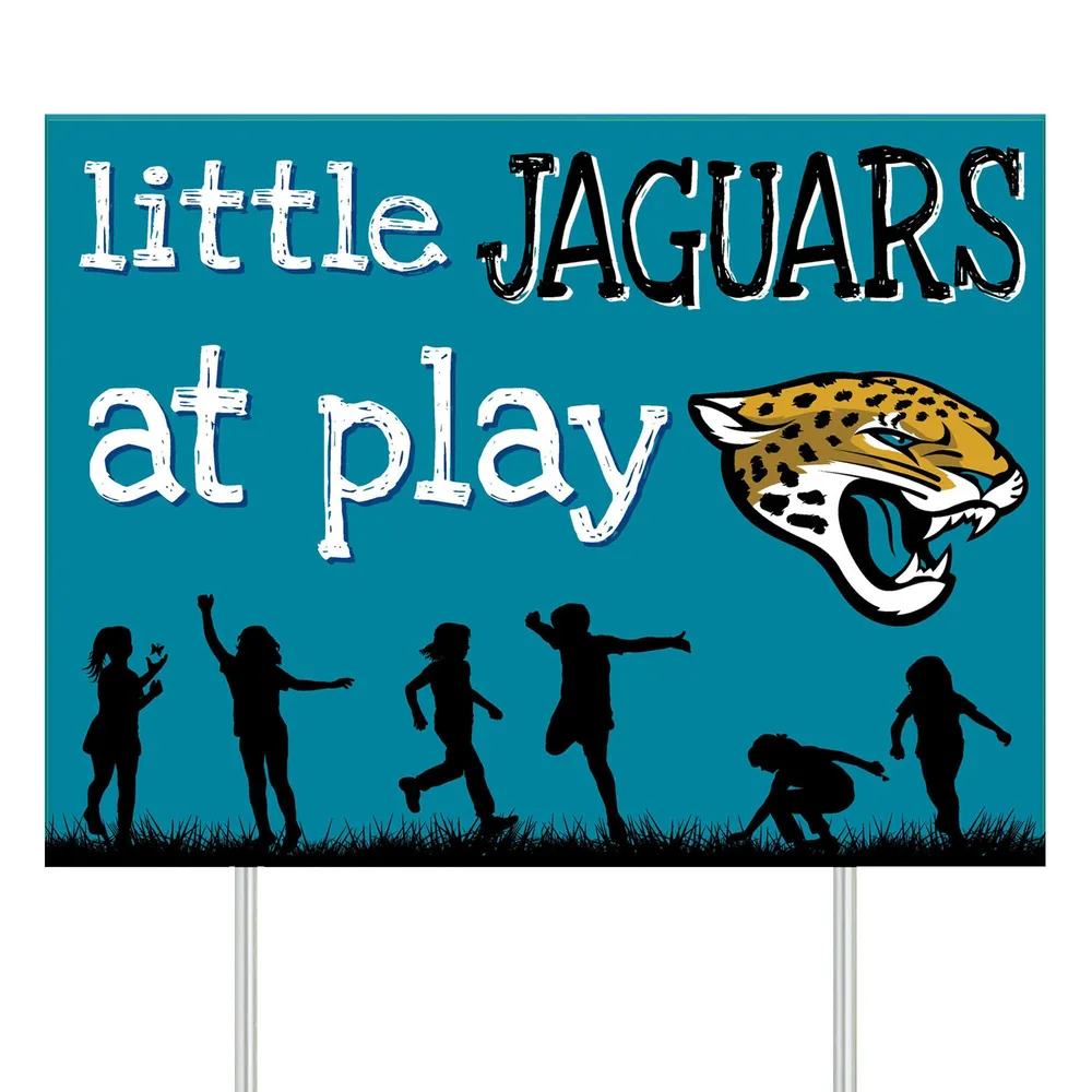 Lids Jacksonville Jaguars 24 x 18 Little Fans At Play Yard Sign