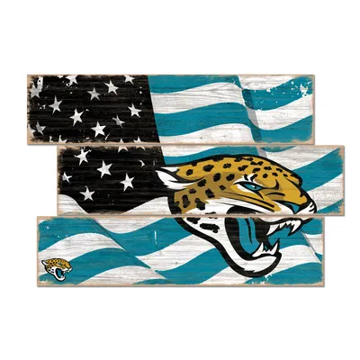 Jacksonville Jaguars 3-Plank Team Flag