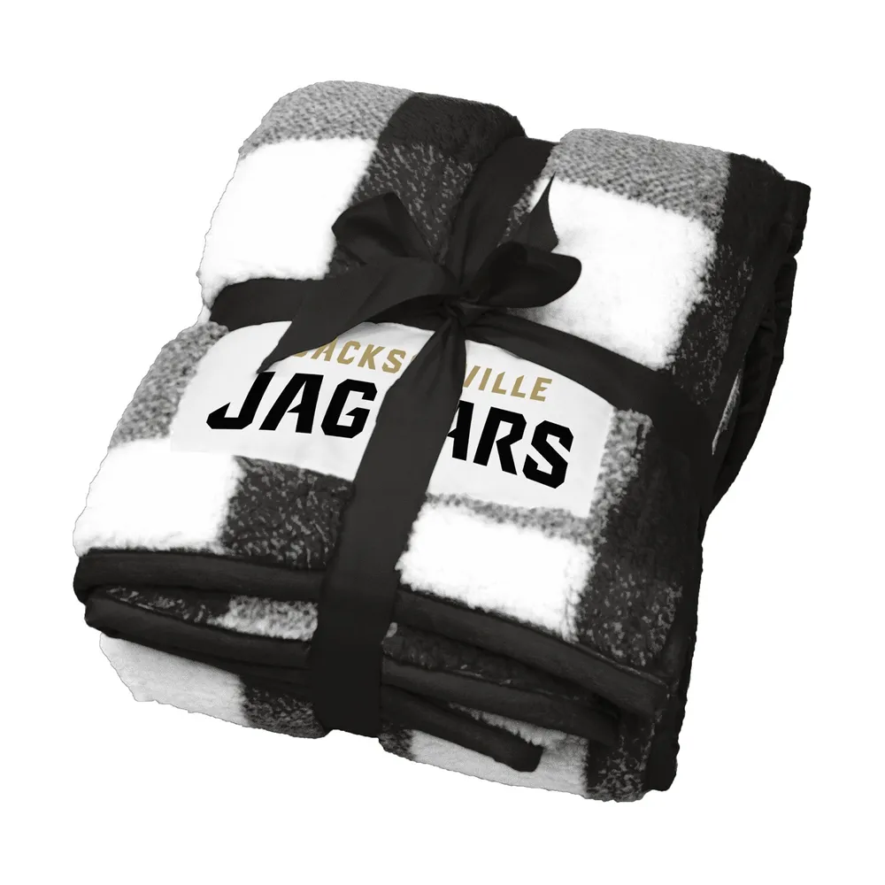 Lids Jacksonville Jaguars 50'' x 60'' Buffalo Check Frosty Fleece Blanket