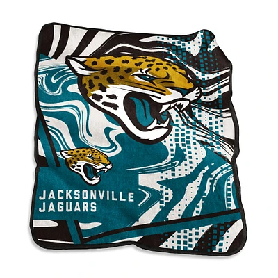 Couverture Raschel 50" x 60" des Jaguars de Jacksonville