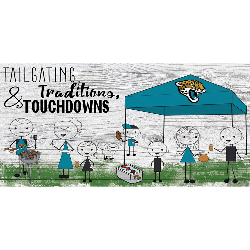 Lids Jacksonville Jaguars 6'' x 12'' Fansticks Cornhole Sign