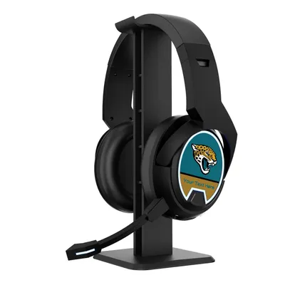 Jacksonville Jaguars Personalized Bluetooth Gaming Headphones & Stand