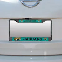 Jacksonville Jaguars Small Over Large Mega License Plate Frame