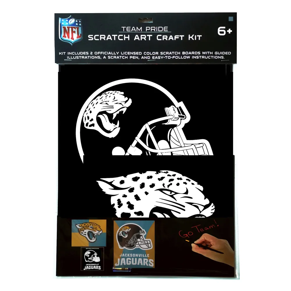 Lids Jacksonville Jaguars Team Pride Scratch Art Craft Kit