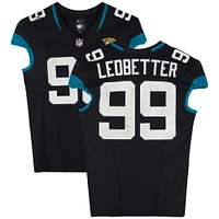 Jeremiah Ledbetter Jacksonville Jaguars Game-Used #99 Black Jersey vs. Minnesota Vikings on November 10, 2024