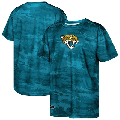 T-shirt de mêlée pour jeunes des Jaguars Jacksonville Teal