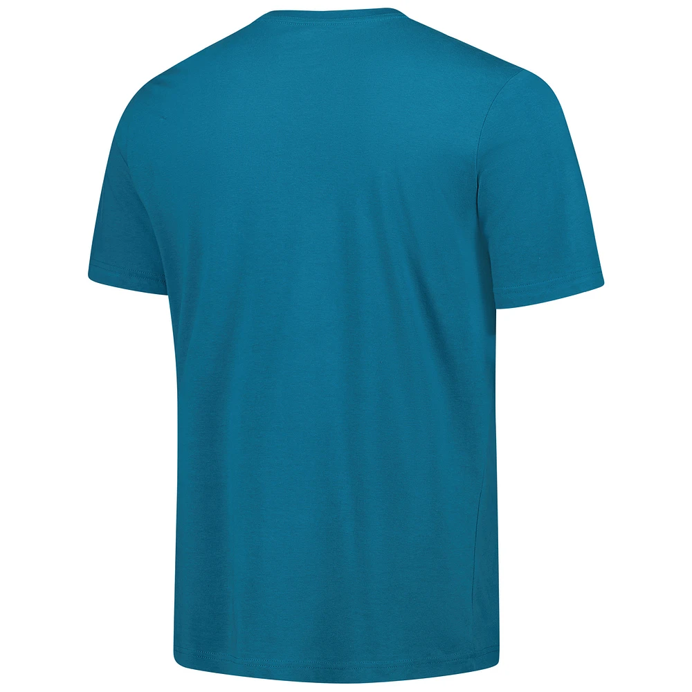 Men's Fanatics  Teal Jacksonville Jaguars T-Shirt