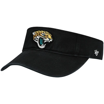 Men's '47 Black Jacksonville Jaguars Clean Up Visor