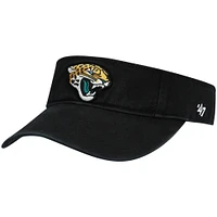 Men's '47 Black Jacksonville Jaguars Clean Up Visor