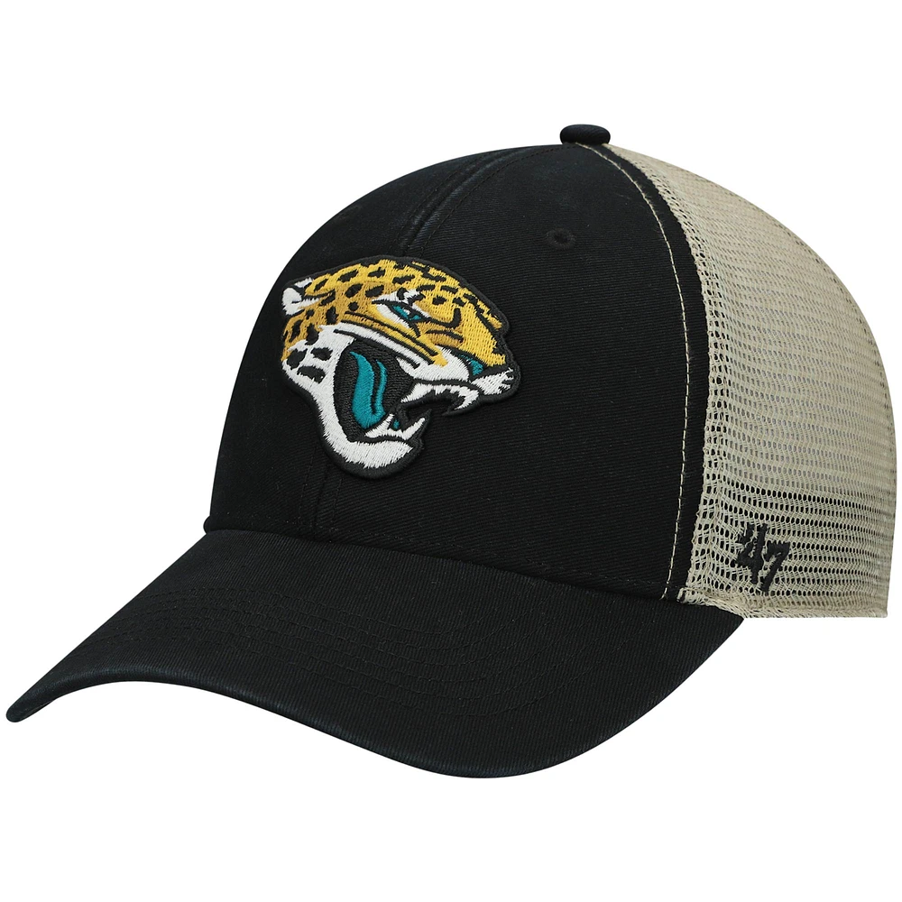 Men's '47 Black Jacksonville Jaguars Flagship MVP Snapback Hat