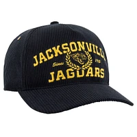 Men's '47 Black Jacksonville Jaguars Letterman Hitch Adjustable Hat