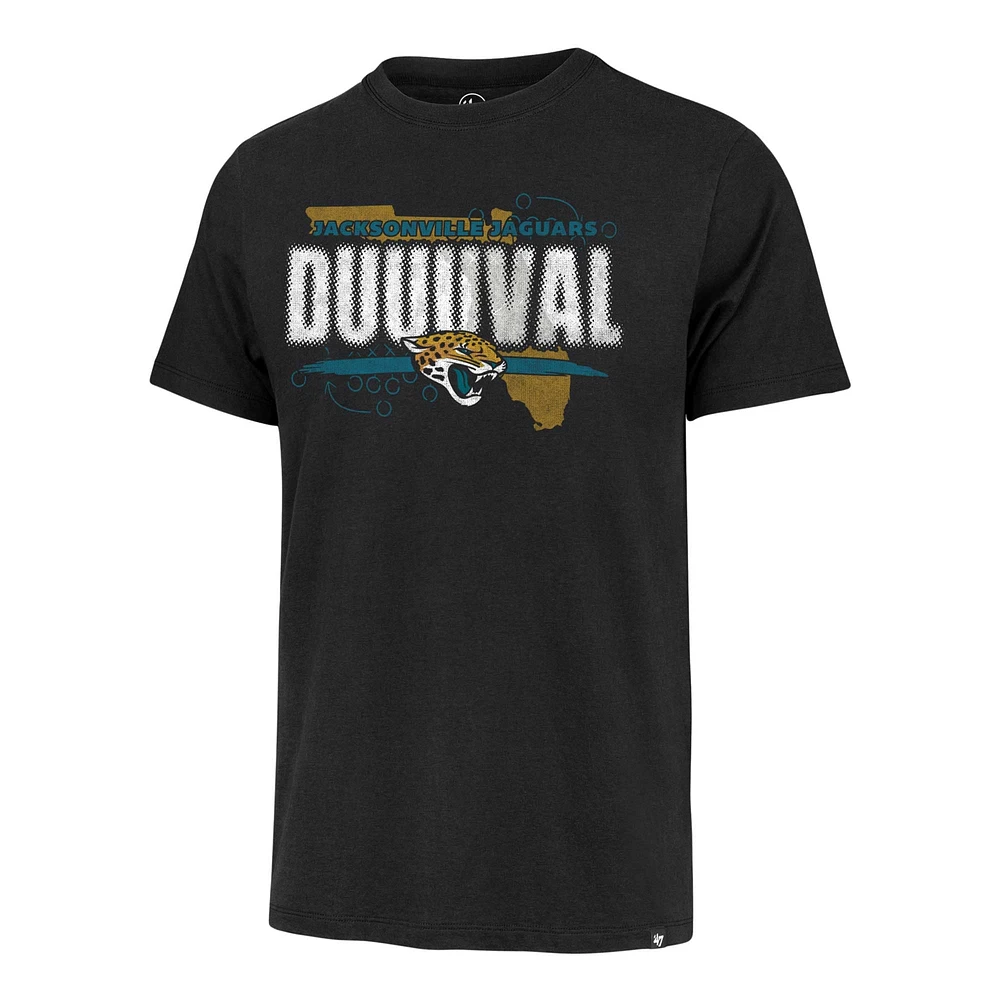 T-shirt régional Franklin '47 noir des Jacksonville Jaguars pour hommes