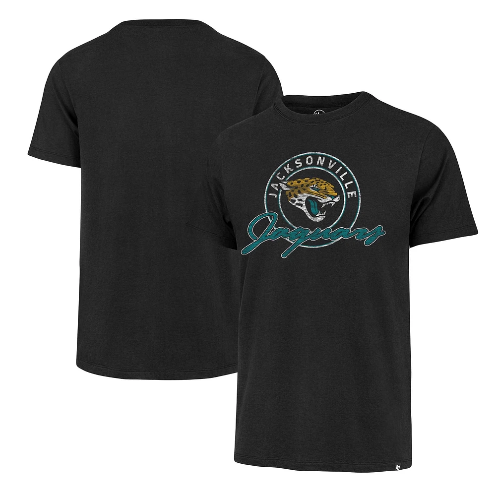 T-shirt noir avec sonnerie Franklin des Jaguars de Jacksonville '47 pour hommes