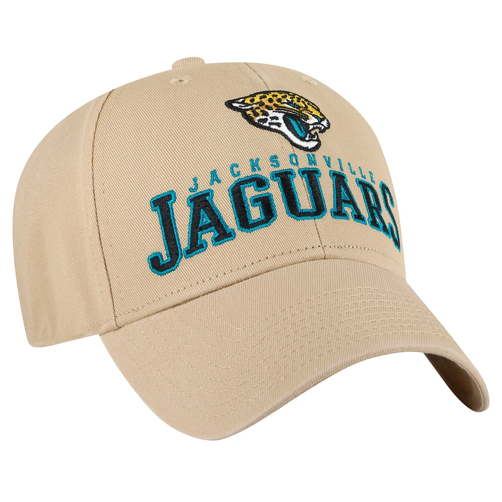 Men's '47 Khaki Jacksonville Jaguars Powell MVP Adjustable Hat