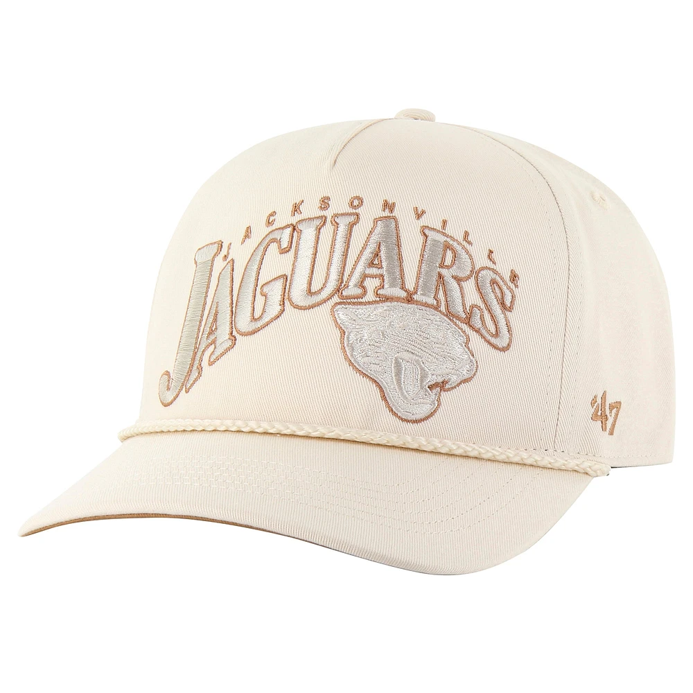 Casquette ajustable à corde ondulée Jacksonville Jaguars '47 Natural pour homme