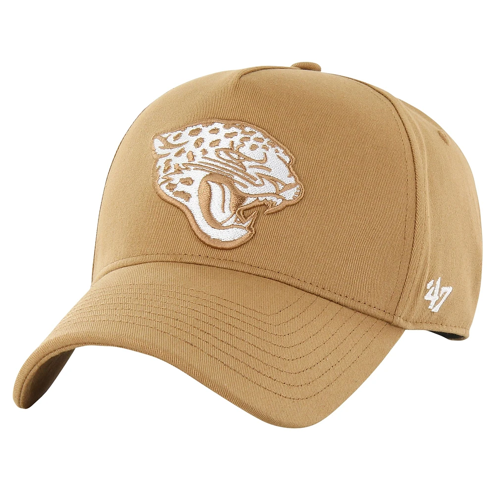 Men's '47 Tan Jacksonville Jaguars Ballpark MVP Adjustable Hat