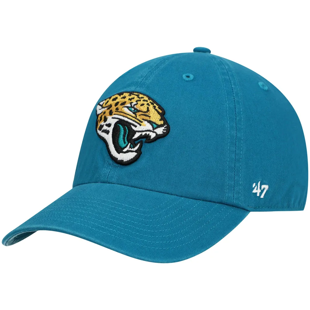 47 Men's Jacksonville Jaguars Clean Up Teal Adjustable Hat