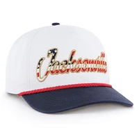 Men's '47 White Jacksonville Jaguars Patriotic Overhand Hitch Adjustable Hat