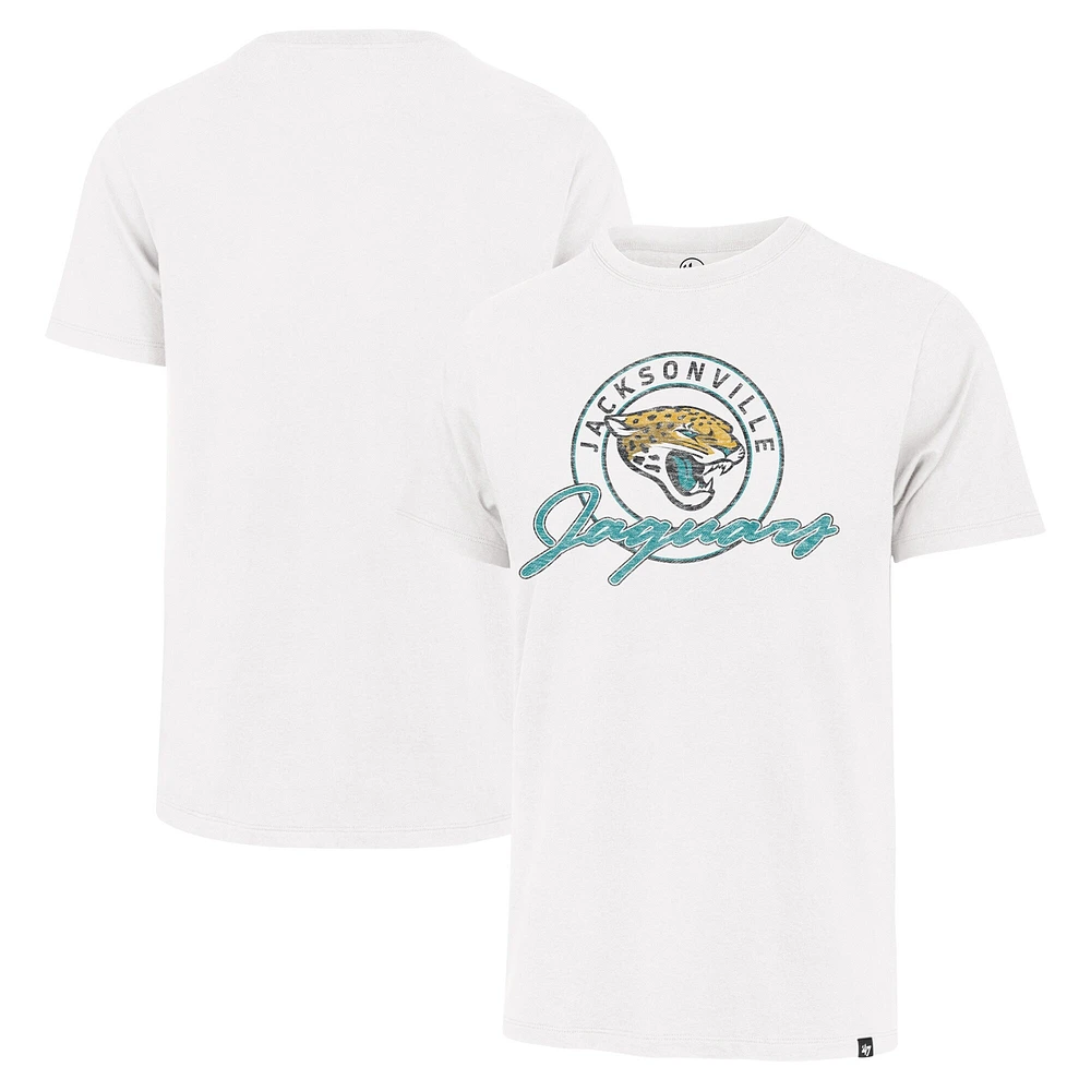 Men's '47 White Jacksonville Jaguars Ring Tone Franklin T-Shirt