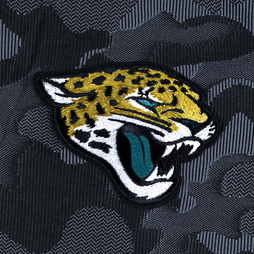 Men's Antigua Black Jacksonville Jaguars Brigade Quarter-Zip Sweatshirt