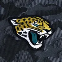 Sweat-shirt à fermeture éclair quart de tour Antigua Black Jacksonville Jaguars Brigade pour homme