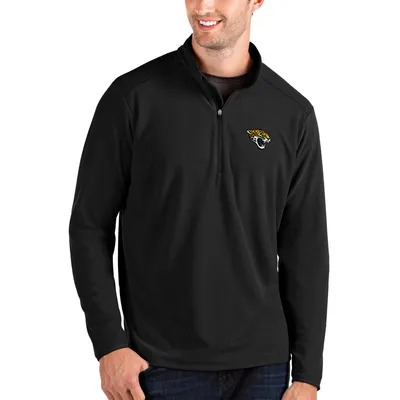 Men's Antigua Teal/Gray Jacksonville Jaguars Glacier Quarter-Zip Pullover  Jacket