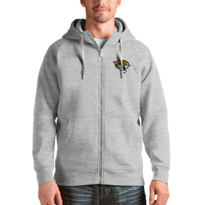 Lids Jacksonville Jaguars Big & Tall Fleece Raglan Full-Zip Hoodie Jacket -  Heather Gray