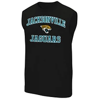 Men's Black Jacksonville Jaguars Big & Tall Muscle Tank Top
