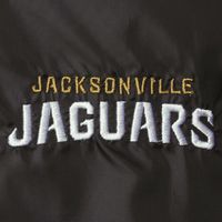 Men's Black Jacksonville Jaguars Coaches Classic Raglan Full-Snap Windbreaker Jacket