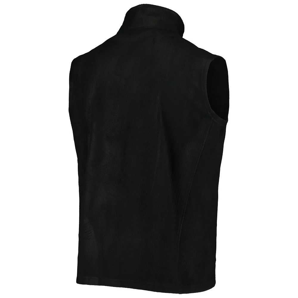 Men's Black Jacksonville Jaguars Houston Fleece Full-Zip Vest