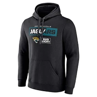 Sweat à capuche noir pour hommes des Jacksonville Jaguars NFL x Bud Light