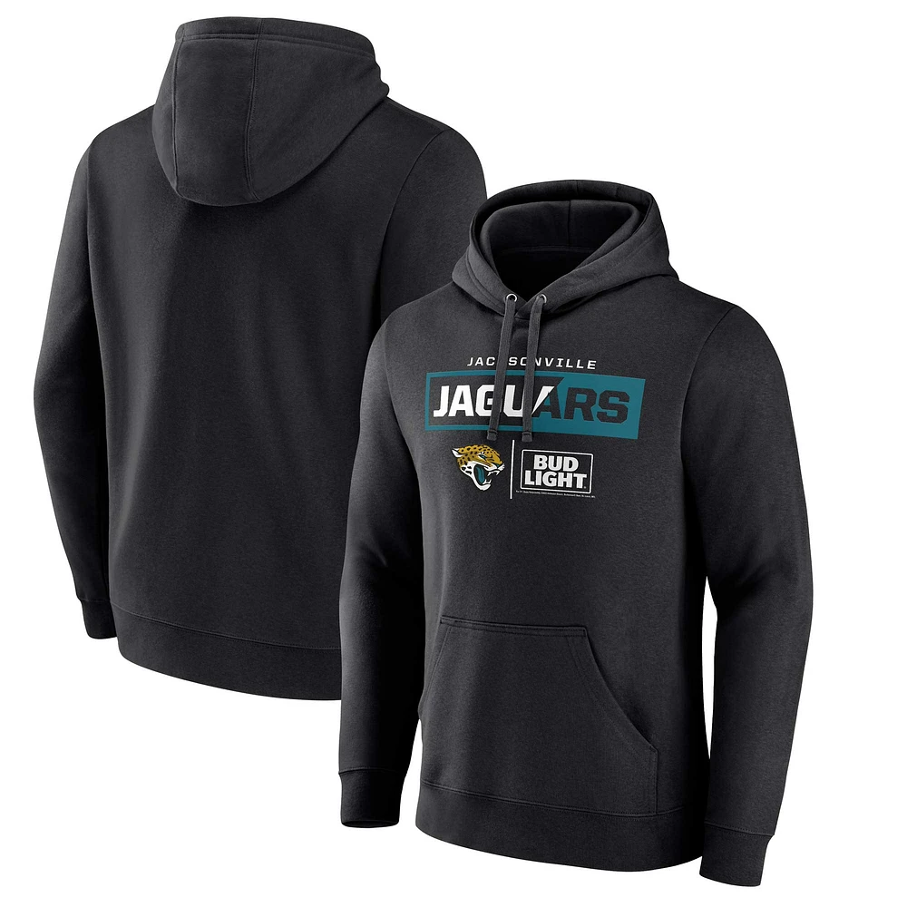 Men's Black Jacksonville Jaguars NFL x Bud Light Pullover Hoodie