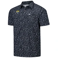 Chemise boutonnée Columbia PFG noire Jacksonville Jaguars Super Slack Tide Omni-Wick pour homme