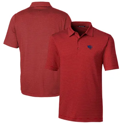 Lids Jacksonville Jaguars Cutter & Buck Team Forge Tonal Stripe Stretch Polo  - Cardinal