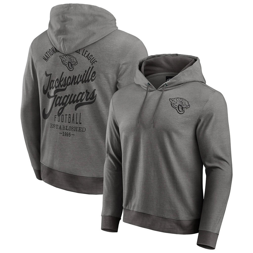 Men's Darius Rucker Collection by Fanatics Black Jacksonville Jaguars Tonal Knit Pullover Hoodie