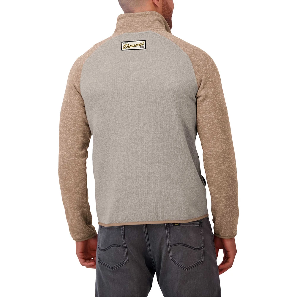 Men's Darius Rucker Collection by Fanatics Tan Jacksonville Jaguars Tonal Quarter-Zip Jacket