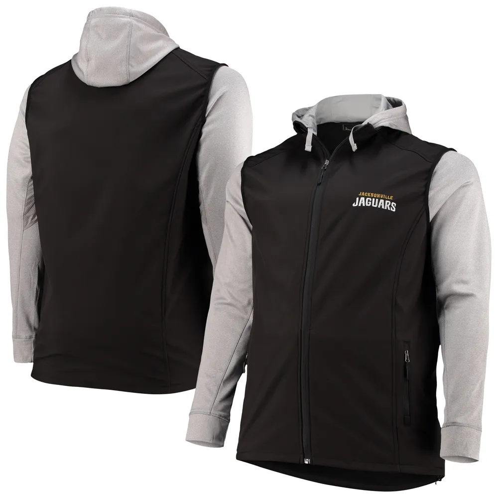 Lids Jacksonville Jaguars Dunbrooke Big & Tall Alpha Full-Zip Hoodie Jacket  - Black/Gray