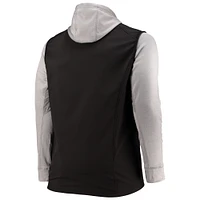 Men's Dunbrooke Black/Gray Jacksonville Jaguars Big & Tall Alpha Full-Zip Hoodie Jacket