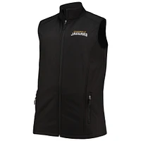 Men's Dunbrooke Black Jacksonville Jaguars Big & Tall Archer Softshell Full-Zip Vest