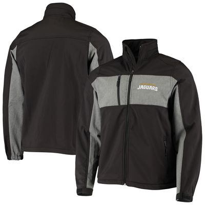 Men's Dunbrooke Black Jacksonville Jaguars Circle Zephyr Softshell Full-Zip Jacket