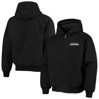 Men's Dunbrooke Black Jacksonville Jaguars Dakota Cotton Canvas Hooded Jacket