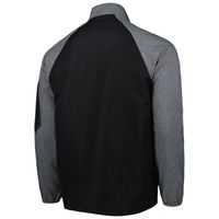 Men's Dunbrooke Black Jacksonville Jaguars Hurricane Raglan Full-Zip Windbreaker Jacket