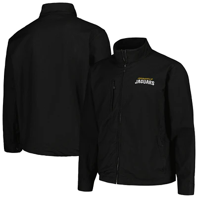 Dunbrooke Black Jacksonville Jaguars Journey Workwear Veste à glissière intégrale en trois mélanges pour homme