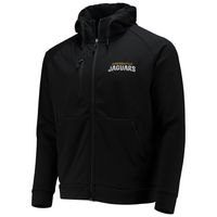 Men's Dunbrooke Black Jacksonville Jaguars Shag Tri-Blend Full-Zip Raglan Hoodie