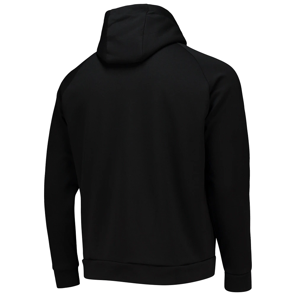 Dunbrooke Jacksonville Jaguars Shag Tri-Blend Full-Zip Raglan Hoodie Hommes Noir