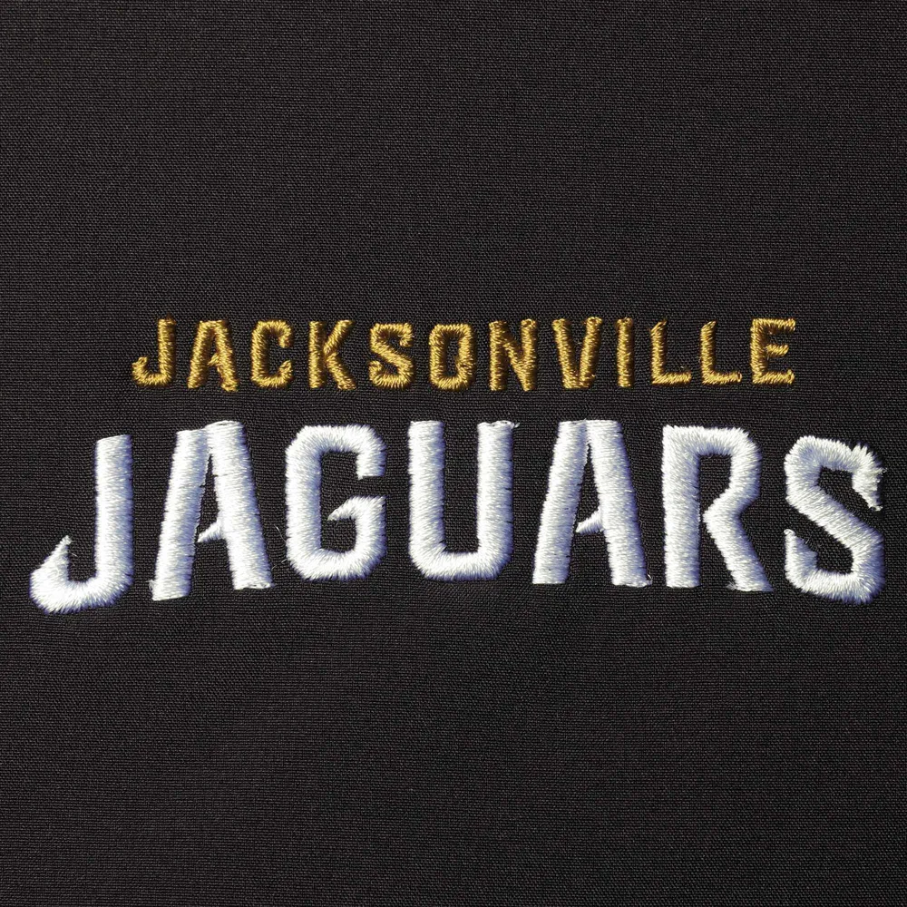 Blouson à fermeture éclair intégrale Dunbrooke Jacksonville Jaguars Sonoma noir pour hommes