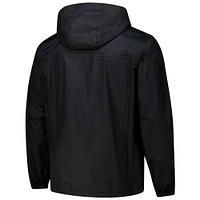 Veste à capuche entièrement zippée et imperméable Dunbrooke Black Jacksonville Jaguars Tropic pour homme