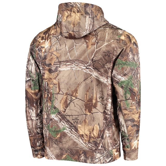 Sweat à capuche entièrement zippé Dunbrooke Realtree Camo Jacksonville Jaguars Trophy Tech Fleece pour homme