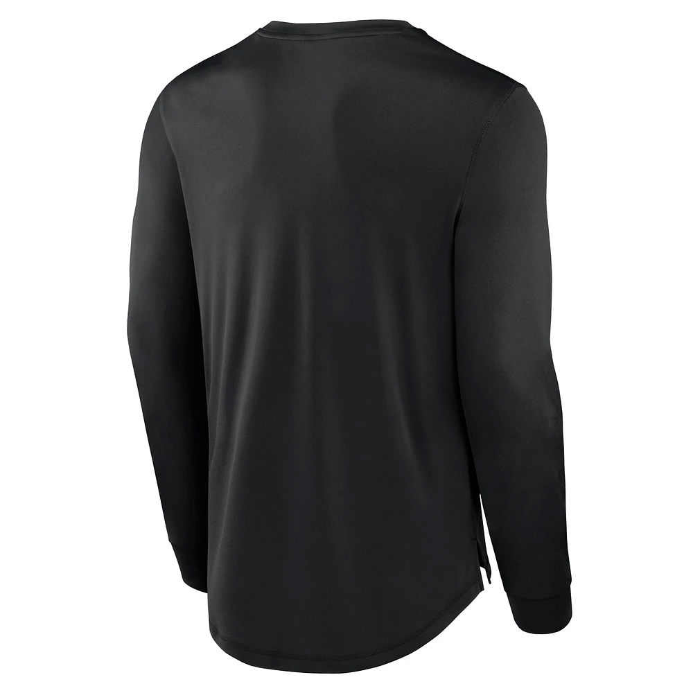 Men's Fanatics Black Jacksonville Jaguars Blackout Long Sleeve T-Shirt