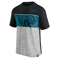 Men's Fanatics Black Jacksonville Jaguars Colorblock T-Shirt